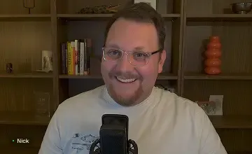 Nick Basile leading an AI workshop for business owners